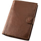 Men’s Handmade Literary Vertical Leather Wallet - Men’s Literary Wallet Perfect for Bookish Bankers