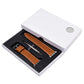 Men’s leather watch strap - Men’s Leather Watch Strap Light Brown Silver Buckle