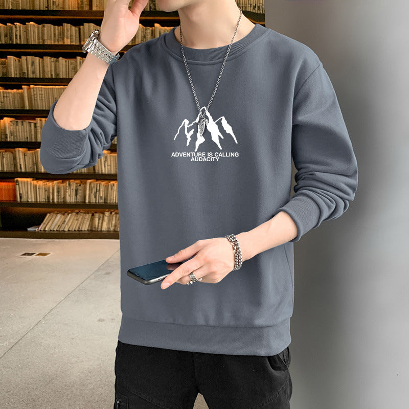 Mens Long Sleeve Pullover Polyester Sweatshirt in Multiple Colors Plus Sizes - for Men Teleplus long sleeve