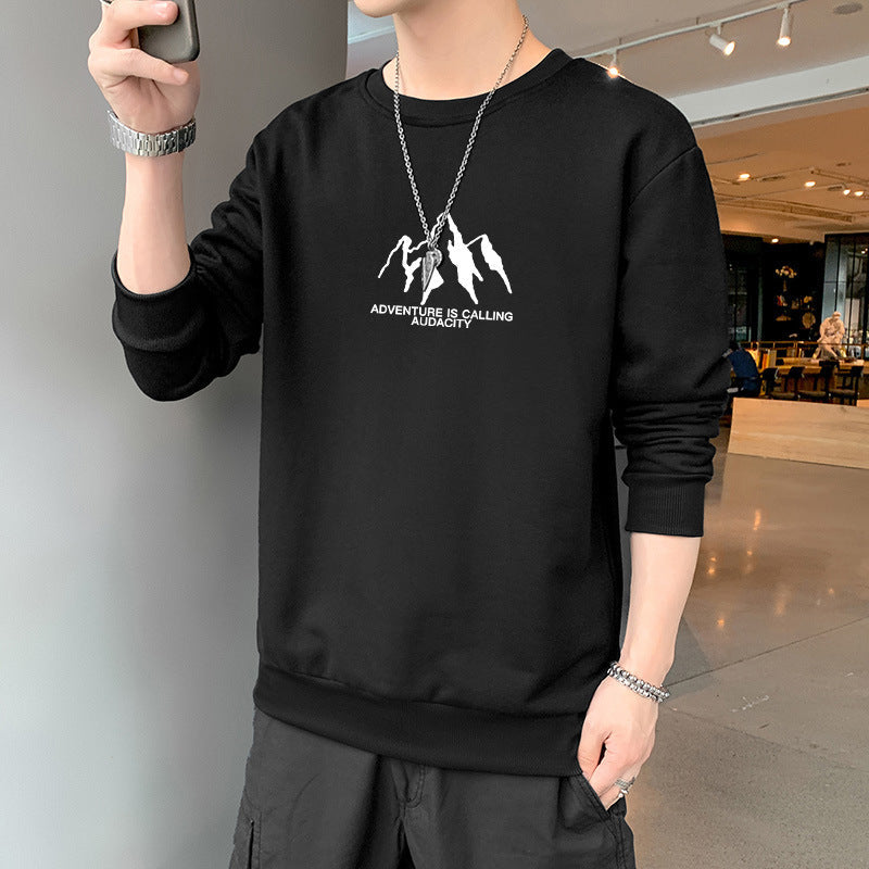 Mens Long Sleeve Pullover Polyester Sweatshirt in Multiple Colors Plus Sizes - for Men Teleplus long sleeve