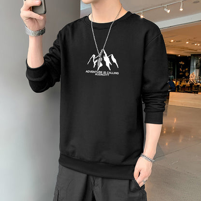 Mens Long Sleeve Pullover Polyester Sweatshirt in Multiple Colors Plus Sizes - for Men Teleplus long sleeve