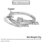 Men’s Mixed Inlaid T-Square Zircon Bracelet - Men’s Mixed Inlaid T-Square Zircon Bracelet