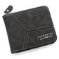 Mens PU Leather Bifold Wallet Slim Card Holder with Polyester Lining
