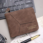 Mens PU Leather Bifold Wallet Slim Card Holder with Polyester Lining