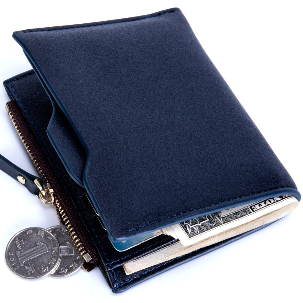 Men’s PU Leather Wallet with Car Stitching and Litchi Pattern for US Market - Wallets Men That Don’t Need a Map to Find