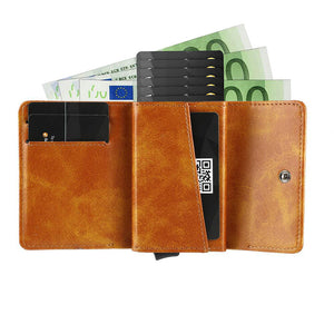 Men’s PU Leather Wallet with Magnetic Closure in Multiple Colors for United States - Wallets So Hot Even Your Cash