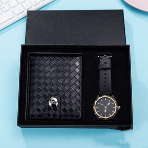 Men’s Quartz Watch and Wallet Set in the United States CHF Style - Time To Impress With This Gift united states chf