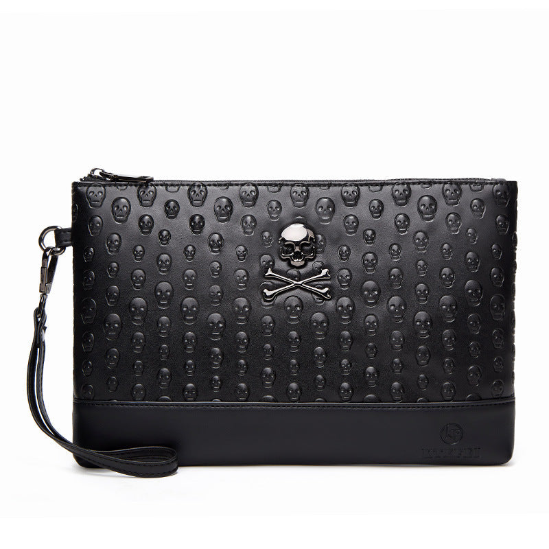 Mens Retro Geometric Wallet PU Leather Waterproof Travel Handbag Black Green