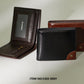 Mens RFID Blocking Bifold Wallet PU Leather Slim Anti Theft Card Holder Black