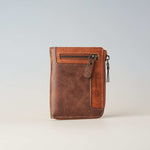 Mens Slim Bifold Wallet PU Leather RFID Blocking Card Holder for Daily