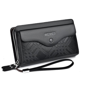 Mens Slim Leather Wallet RFID Blocking Bifold Credit Card Holder Black Brown