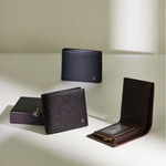 Mens Slim RFID Blocking Wallet PU Leather Minimalist Bifold Card Holder