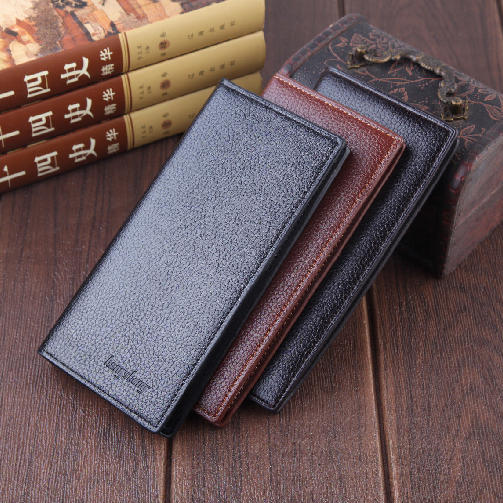 PU Leather Wallet with Multiple Card Slots and Coin Pocket for United States CHF Buyers - Men’s That Holds Everything