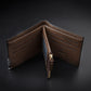 Men’s Wallet Short Business Embossed - Snazzy Wallets in Light Coffee and Deep Coffee Shades