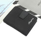 Men’s Wallet Short Multi-card Slot Fashion Casual - Stylish Canvas Wallet with Card Slots for Your Cash!