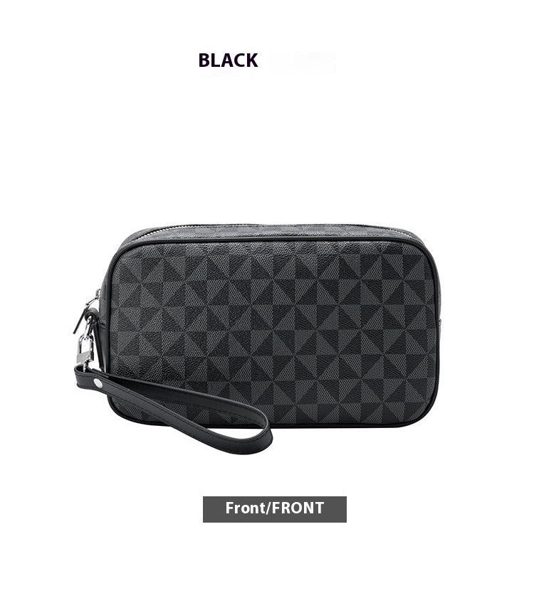 Men’s Waterproof Business Clutch Bag with Shoulder Strap for United States Travel - Funny Clutch: All-Matching Smart