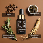 Men’s White Hair Growth Oil for Dense 30ml Black Essence - Teleplus dense hair