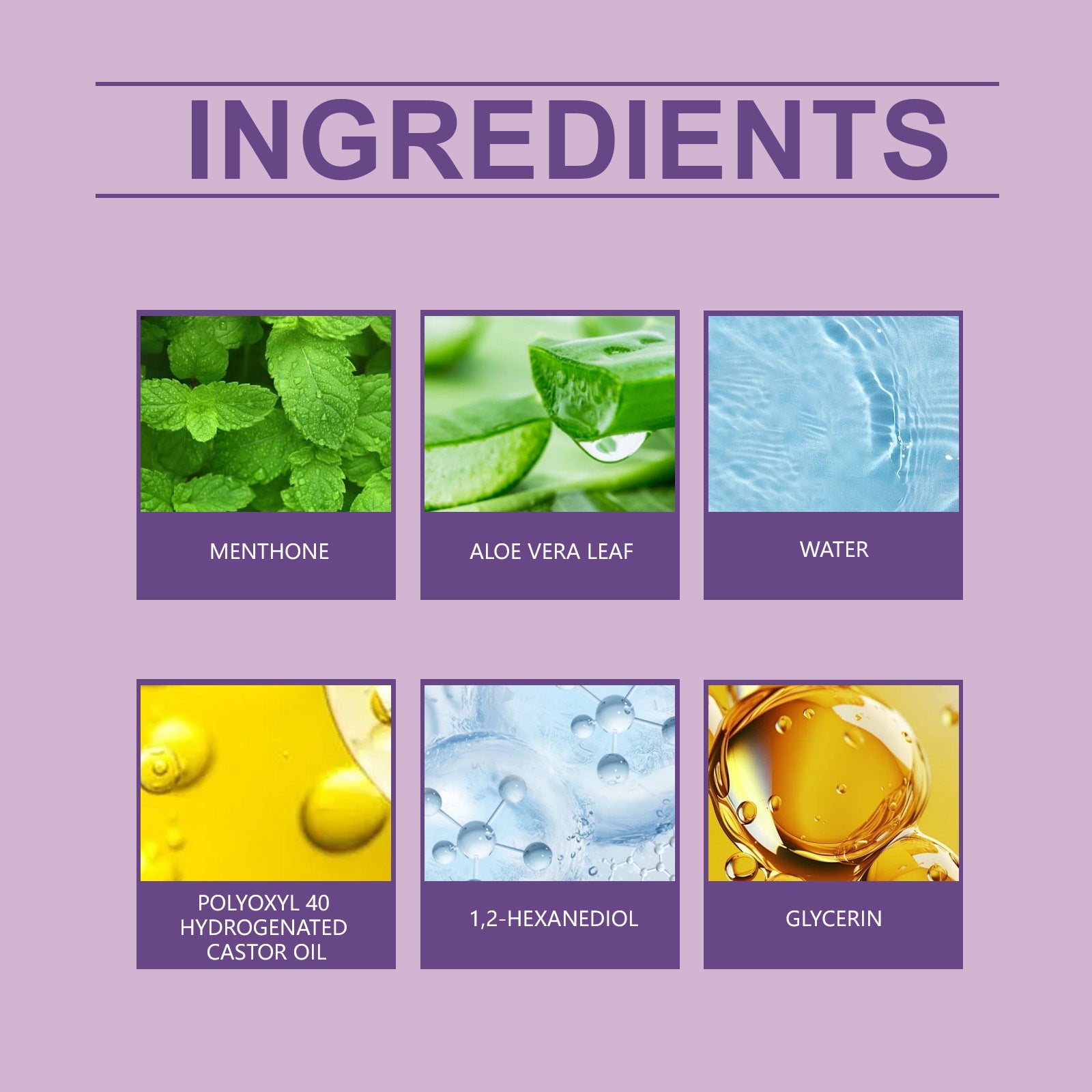 Menthol and Aloe Leaf Soothing Skin Care Product with Moisturizers - aloe leaf soothing skin