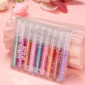 Mermaid Lip Lacquer Set Moisturizing Colorful Gloss 3-Year Shelf Life - mermaid lip lacquer moisturizing people colorful