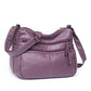 Messenger Bag Shoulder with Washed Soft Leather in Multiple Colors - Teleplus messenger bag shoulder washed soft leather