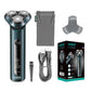 Metal Body IPX7 Shaver with Long Endurance LCD Display and Floating Cutter - Teleplus metal body ipx7 long endurance