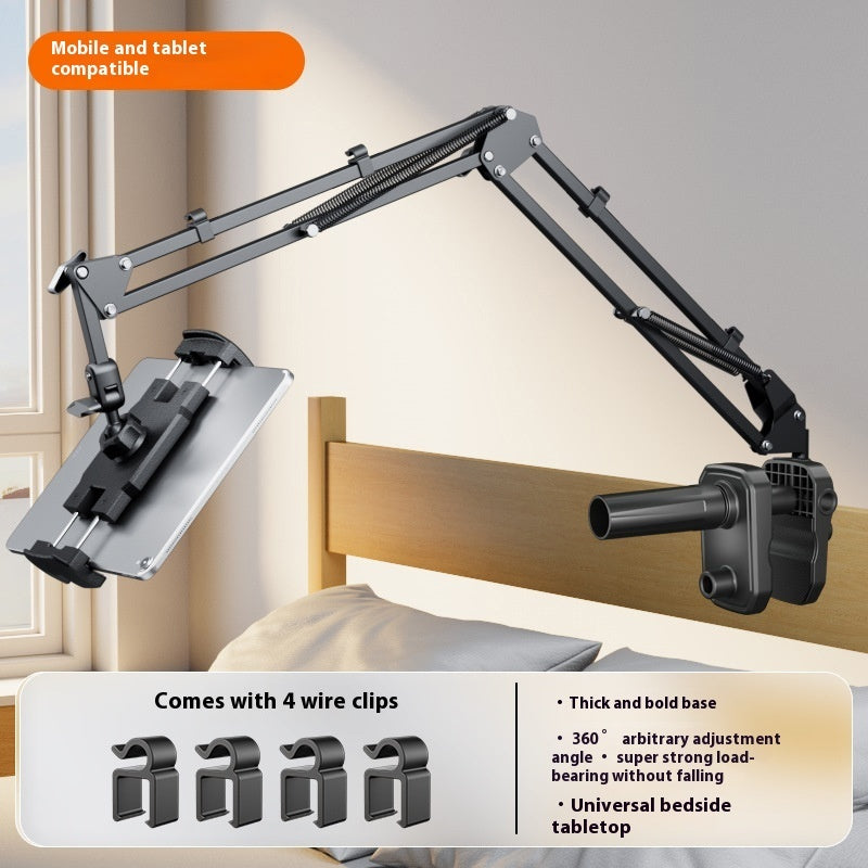 Metal Cantilever Bracket for Bedside Table and Mobile Devices - metal cantilever bracket bedside table