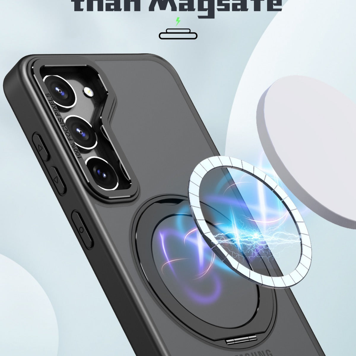 Metal Lens Magnetic Bracket Phone Case - Magnetic Glue Bracket for Your Phone’s New Best Friend