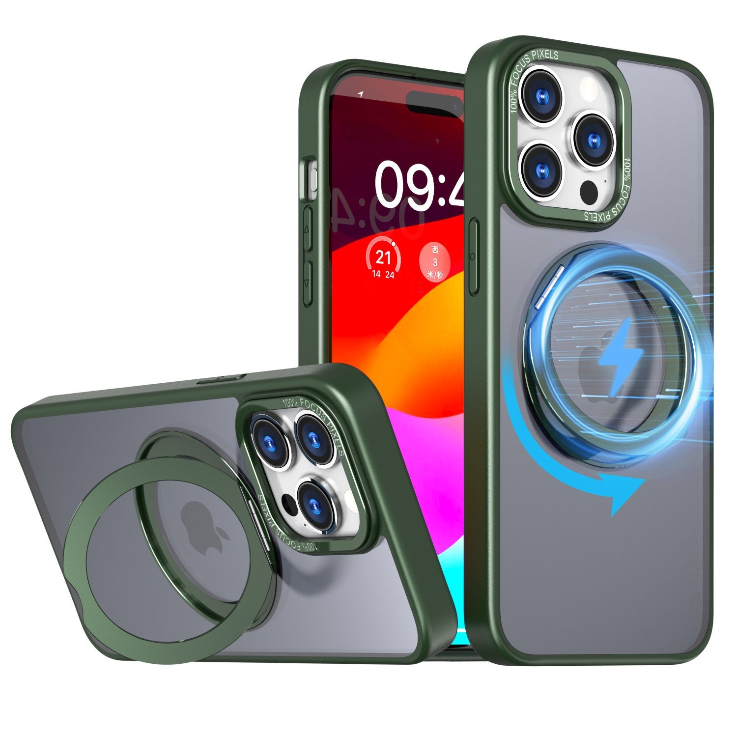 Metal Lens Magnetic Bracket Phone Case - Magnetic Glue Bracket for Your Phone’s New Best Friend