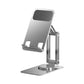 Metal Rotating Mobile Phone Stand with Aluminum Alloy Foldable Design - metal rotating mobile phone bracket aluminum