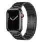 Metal Smart Watch Strap for Apple iPhone in Titanium Gray Black Silver - Teleplus ipone strap metal smart watch