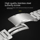 Metal Smart Watch Strap for Apple iPhone in Titanium Gray Black Silver - Teleplus ipone strap metal smart watch