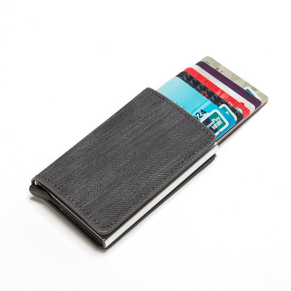 Metal Wallet with Aluminum Alloy Case for Credit Cards and Cash in the United States - Card Box That Makes Change Fun