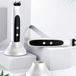 Eye Massage Inductive Therapeutical Instrument with ABS Alloy Pink and White - Transform Your Eyes Magic eye massage