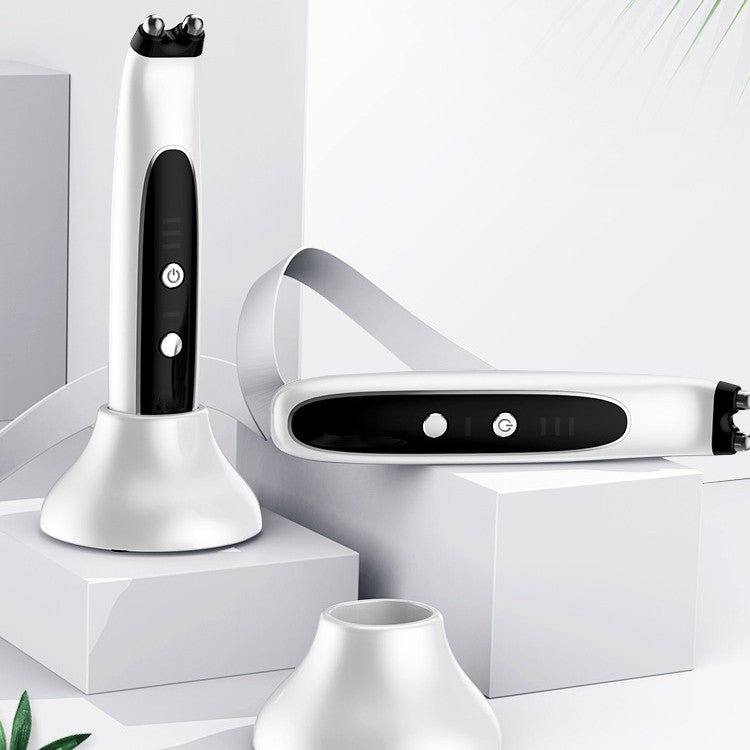 Eye Massage Inductive Therapeutical Instrument with ABS Alloy Pink and White - Transform Your Eyes Magic eye massage