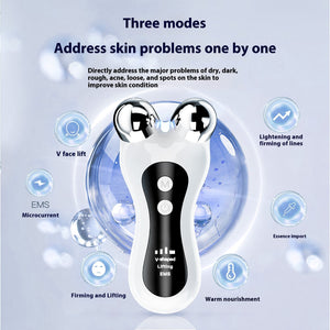 Micro Current Lifting Machine Face Beauty Import Instrument Household Facial Rejuvenation Roller Massager - Micro