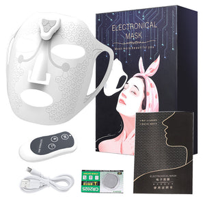 Micro Current Wireless Remote Control Silicone Electronic Facial Mask Instrument - Silicone Electronic Facial Mask