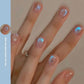 Micro Glass Beads for Eye Gel Nail and Polish Enhancements - Teleplus micro glass bead eye gel nail polish