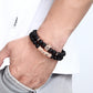 Crown Bracelet Suit with Zircon CZ Unisex Geometric Style Set - Micro-inlaid zircon cz crown bracelet suit