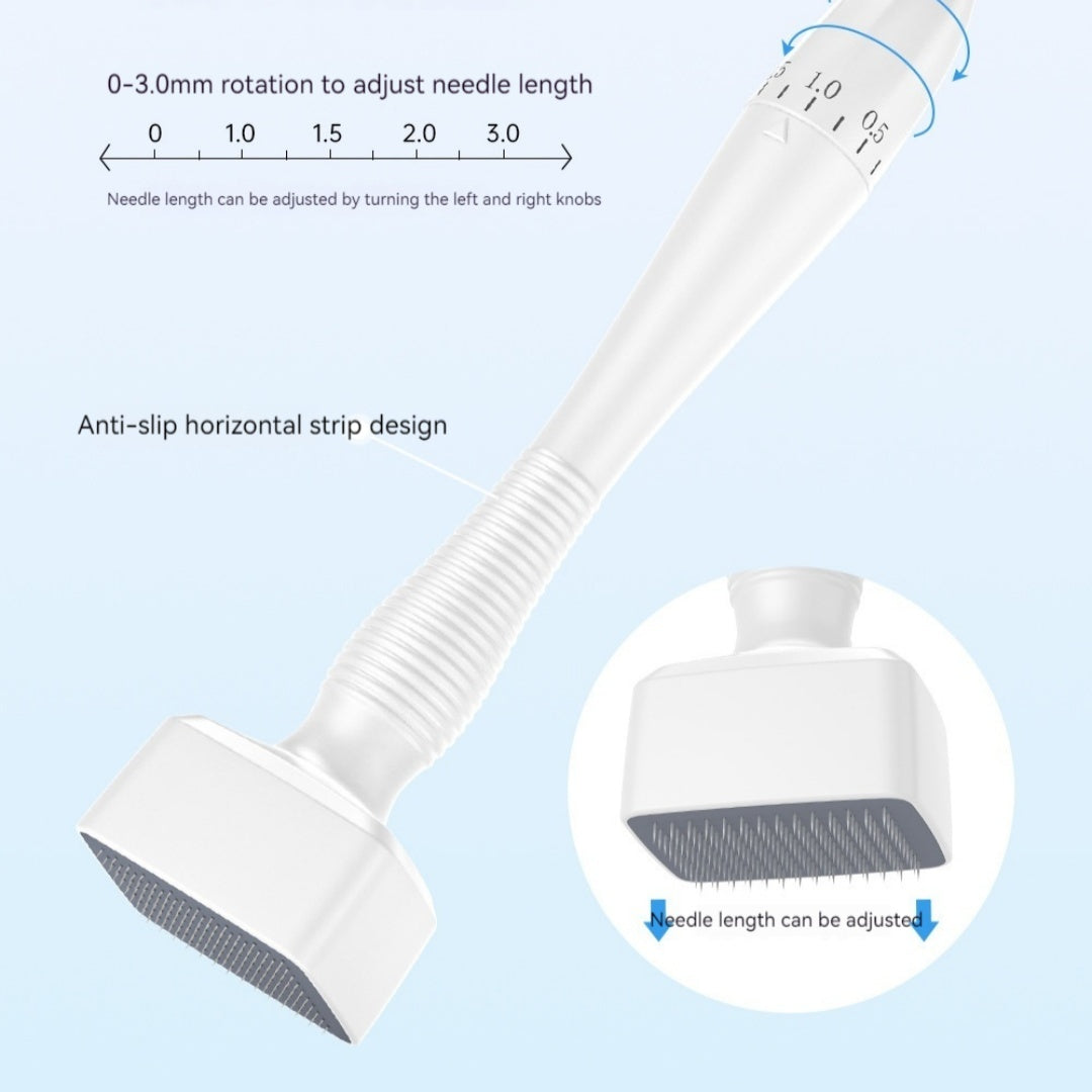 Adjustable Micro Needle Beauty Stamp Roller Makeup Tool for Skin Care - Laugh Your Way to Flawless with micro needle