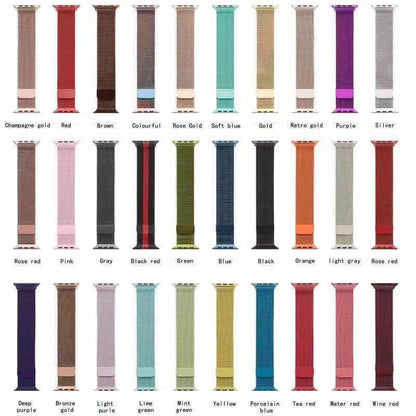 Milanese Strap Metal Watch Band for Apple Watches in Multiple Colors - Teleplus milanese strap metal watch