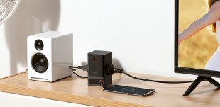 Miliboo GAN 65W Power Strip with Type-C Black - GaN Charger For Speedy Naps miliboo gan 65w