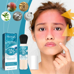 Mineral Protective Powder Lightweight with White Grass Extract and Moisturizing Properties - mineral protective powder