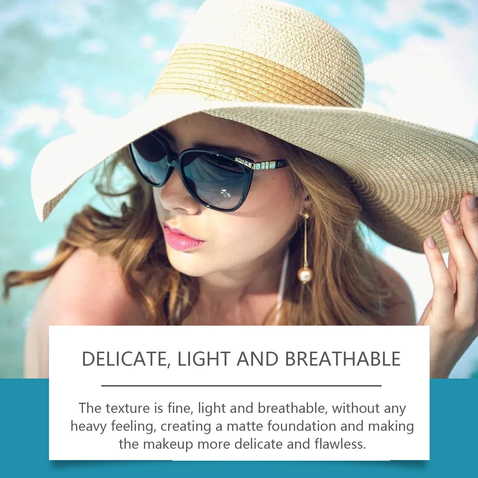 Mineral Protective Powder Lightweight with White Grass Extract and Moisturizing Properties - mineral protective powder