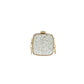 Mini Acrylic Female Fashionable Suitcase with Silver and Gold Accessories - mini acrylic female fashionable sequins