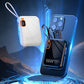 Polymer Lithium-Ion Power Bank 10000mAh Fast Charging for United States Cells - Mini Built-in Cable Supply united
