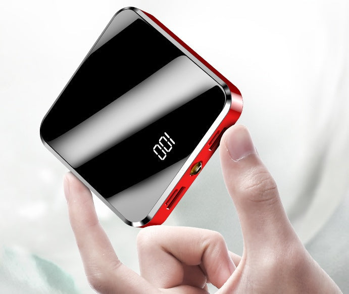 Mini Compact Full Mirror Power Bank - Mini Compact Full Mirror Power Bank 20000mAh