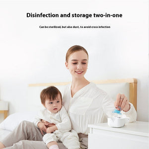 Mini Disinfection Box with USB Power for Pacifiers and Sterilizer Purposes - mini disinfection box pacifier sterilizer
