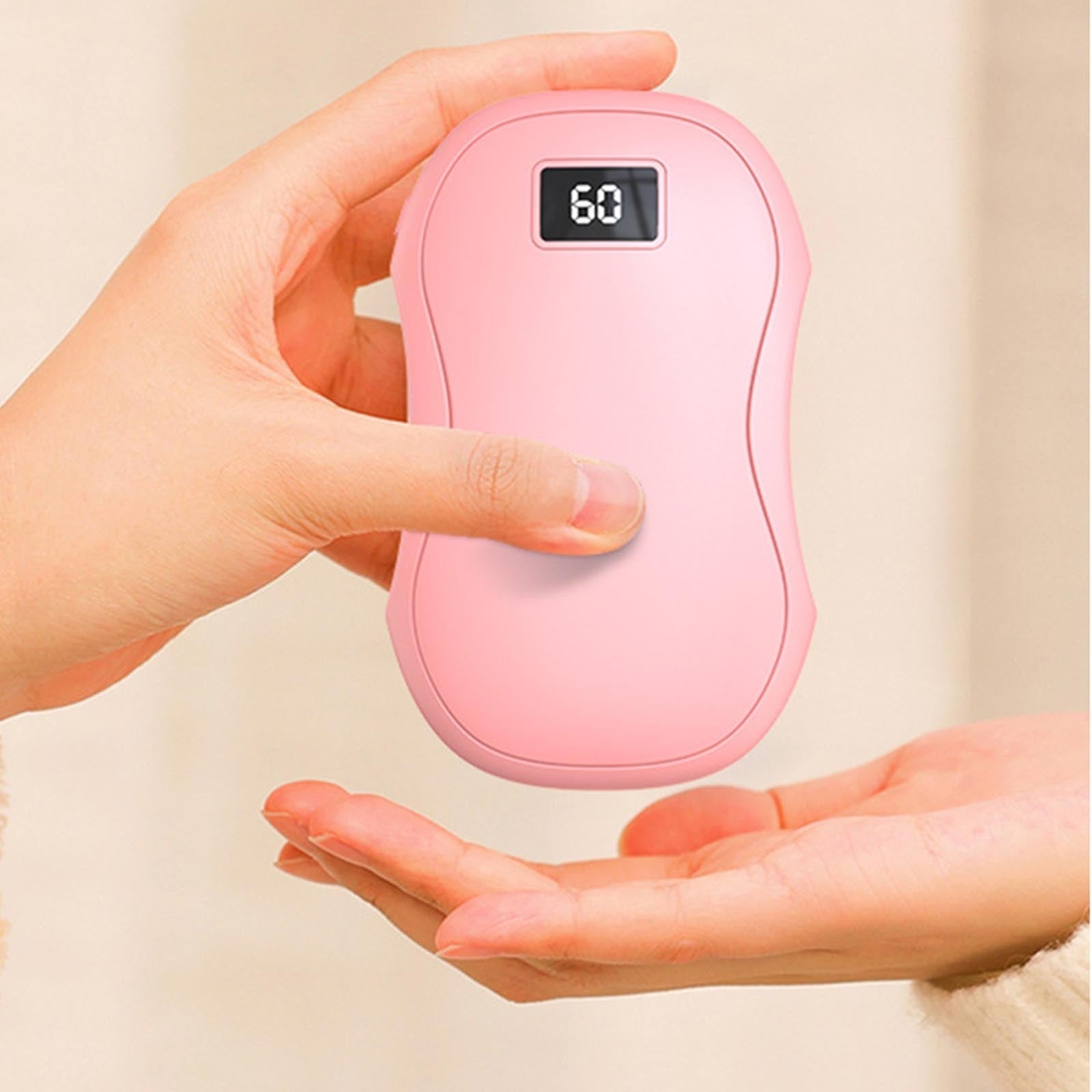 Mini Electric Hand Warmer with Reusable Design and Digital Display USB - Teleplus electric hand warmer reusable digital
