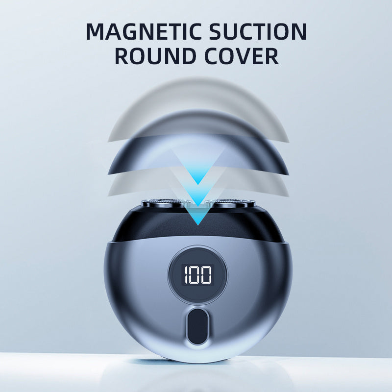 Mini Electric Razor with LED Power Display for Travel and Wet Dry - mini electric razor travel led power display