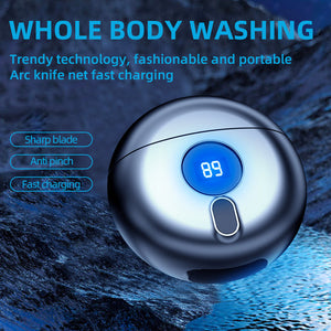 Mini Electric Razor with LED Power Display for Travel and Wet Dry - mini electric razor travel led power display